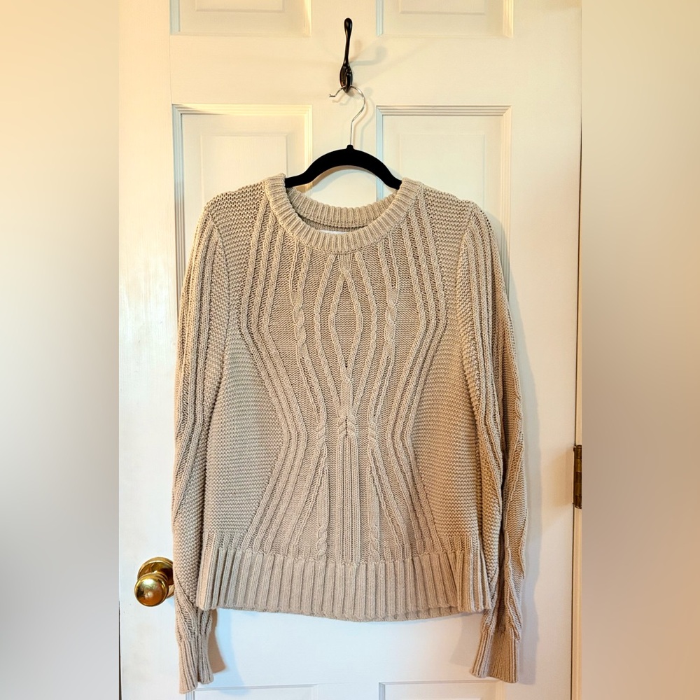 Amazon Essentials Women's Crew Neck Sweater - Beige